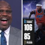 NBA Gametime reacts to OKC Thunder defeat the New Orleans Pelicans 106-85 to take 3-0 series lead
