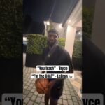 Bron wasn’t having it with the trash talk from his son 😂 (via _justbryce/IG)