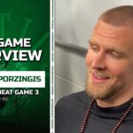 Kristaps Porzingis: Game 2 Was My WORST GAME as Celtic: "It Burned" | Celtics vs Heat Postgame