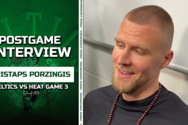 Kristaps Porzingis: Game 2 Was My WORST GAME as Celtic: "It Burned" | Celtics vs Heat Postgame