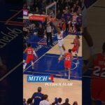 Josh Hart runs the floor, Mitchell Robinson with the PUTBACK slam❗️#knicks #shorts #nbaplayoffs #jam