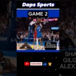 SGA Game 2 OKC Thunder Beat New Orleans Pelicans 2024 NBA Playoffs