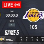 NBA LIVE! Los Angeles Lakers vs Denver Nuggets GAME 5 LIVE | April 29, 2024 | NBA Playoffs 2K24