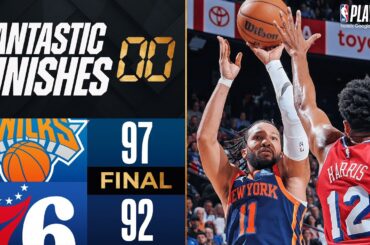 Final 4:41 INTENSE ENDING #2 Knicks at #7 76ers | Game 4 | April 28, 2024