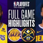 #7 LAKERS at #2 NUGGETS | FULL GAME 5 HIGHLIGHTS | April 29, 2024