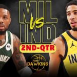 Milwaukee Bucks vs Indiana Pacers Game 4 Highlights 2nd-QTR | April 28 | 2024 NBA Playoffs