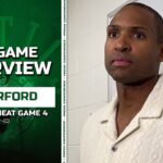 Al Horford Was MAD after Bam Adebayo FLAGRANT on Jayson Tatum | Postgame Interview