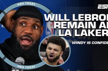 Will LeBron James STAY with the Los Angeles Lakers? 👀 'I JUST DON'T SEE IT!' - Windy 😯 | NBA Today