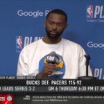 Postgame Interview | Bobby Portis (29 Pts) reacts Milwaukee Bucks dominate Pacers 115-92 in Game 5