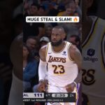 LeBron James making PLAYS in the 4th Quarter of a MUST-WIN! 👏👀 | #Shorts