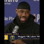 LeBron kept it real after the elimination game