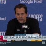 "Celtics has been best basketball team all season" - Erik Spoelstra on Heat eliminated from playoffs