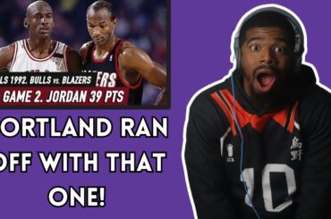 1992 NBA Finals Portland vs Chicago Game 2, PT. 3/3 | NBA Reaction