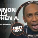 📞 WHAT DO YOU WANT?! 😒 Shannon Sharpe CALLS IN TO TROLL Stephen A. for the Knicks' loss | First Take