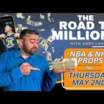 NBA and NHL Playoff Prop Picks and Predictions | Bucks vs Pacers Props | The Road To Millions