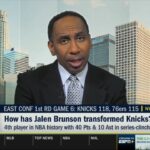 FIRST TAKE | "KING of New York" - Stephen A. on Jalen Brunson & Knicks knockout 76ers in Game 6