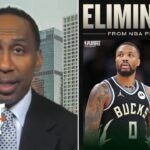 FIRST TAKE | "Dame is a huge part of problem!" - Stephen A. react to Bucks being eliminate by Pacers