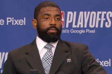 Kyrie Irving talks Luka & Game 6 Win vs Clippers, Postgame Interview  🎤