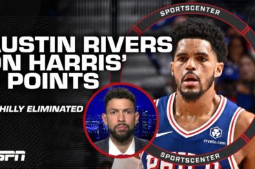 You're paying him $180M! - Austin Rivers unhappy with Tobias Harris' 0 PTS in Game 6 | SportsCenter