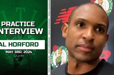 Al Horford Talks About STARTING after Kristaps Porzingis Injury | Celtics Practice