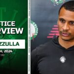 Joe Mazzulla Previews Cavaliers and Magic Series | Celtics Practice