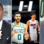 FIRST TAKE | "Miami is still big man in Playoffs" - Stephen A on Heat beat Celtics 111-101, tied 1-1