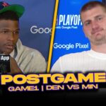 Nuggets/Timberwolves Postgame, Edwards, Jokic, MPJ, Conley, Coaches Reactions | 2024 WCSF, GM1
