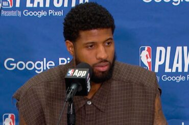 Paul George talks Game 5 Loss vs Mavericks, Postgame Interview