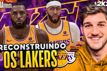 Reconstruindo o Los Angeles Lakers no NBA2K24! | Caio Reage AO VIVO