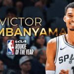 The 2023-24 Kia NBA Rookie of the Year is... Victor Wembanyama!#NBAAwards | #KiaROY