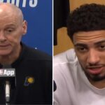 Tyrese haliburton & Rick Carlisle PostGame Interview | Indiana Pacers loss to Knicks 121-117 in Gm 1