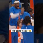 Great Mic’d Up Moments In OKC prior to game 1 vs the Mavericks! 😂🔥|#Shorts