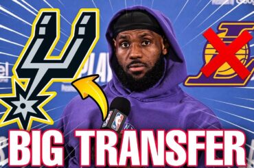 😱🔥 EXCELLENT NEWS! WILL LEBRON JAMES BE THE NEW SAN ANTONIO SPURS PLAYER? NEWS FROM TODAY!