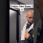 The Boston Celtics go up 1-0 in the series vs Cleveland! 🚨🔥| #Shorts
