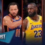 Knicks vs. Pacers Game 1 & LeBron bristled by former Lakers HC Darvin Ham | NBA | FIRST THINGS FIRST