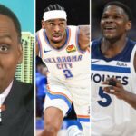 FIRST TAKE | Thunder & Wolves are on a collision course in West - Stephen A. on OKC edge Mavs 117-95