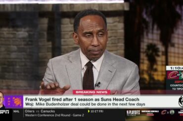NBA Countdown | "Best chance for Mike Budenholzer" - Stephen A. on Phoenix Suns fire Frank Vogel