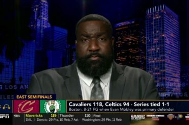 Kendrick Perkins concerned about Tatum's shooting slump as Celtics GM 2 loss to Mitchell, Cavaliers