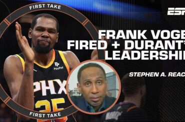 YOU WEREN'T THE FIRST CHOICE - Stephen A. Smith didn't HOLD BACK on KD & Frank Vogel 👀 | First Take