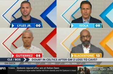Around the Horn reacts to Cavaliers shock Celtics, Mavs silence Thunder to level NBA playoff series
