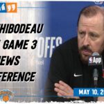 Tom Thibodeau comments on Knicks tough loss to Indiana in Game 3 | SNY