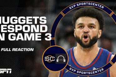 Nuggets bounce back in a big way in Game 3 vs. Timberwolves [FULL REACTION] | SC with SVP