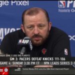"Pacers needed the refs to win this game" - Tom Thibodeau speaks on Knicks' 118-94 loss to Pacers