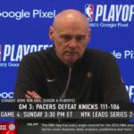Rick Carlisle PostGame Interview | Indiana Pacers vs New York Knicks - East Semifinals - Game 3