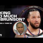 Stephen A. thinks the Knicks are asking TOO MUCH of Jalen Brunson 👀 | First Take