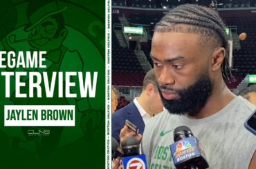 Jaylen Brown Explains How Celtics Can Get Jayson Tatum Easy Shots | Pregame Interview