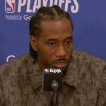 Kawhi Leonard talks Game 2 Loss vs Mavericks, Postgame Interview  🎤