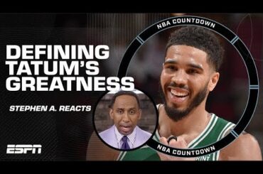 TOO MUCH PRESSURE?! Stephen A. addresses Jayson Tatum’s expectations ☘️ | NBA Countdown