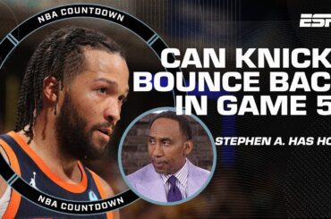 Stephen A. says ‘shorthanded’ Knicks are facing the pressure heading into Game 5 | NBA Countdown