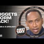 Stephen A. WAS SHOCKED & AGAIN ISSUES apology to Nuggets fans 👀 | First Take